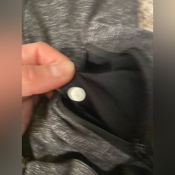 Lululemon Jacket Yoga Running Black Wee Stripe Heathered in Grey, - Picture 2 of 3